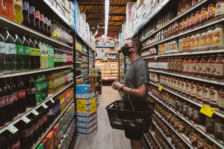 A man shopping at a store